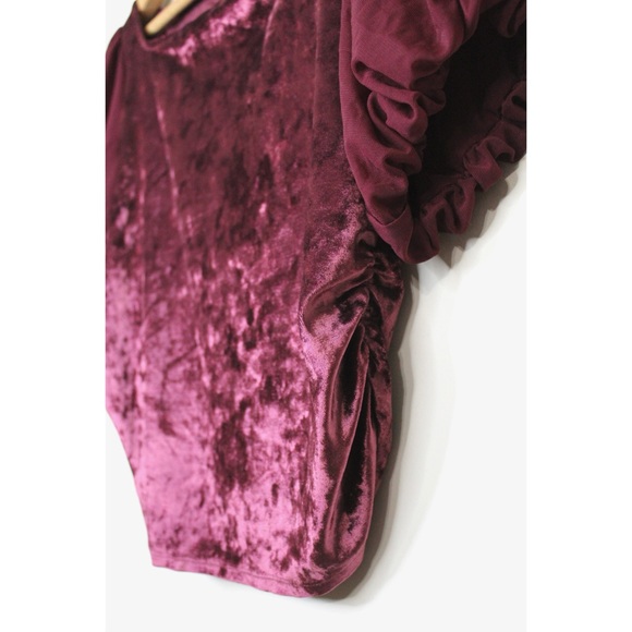 Free People Midnight Mood Velvet Crop Top - Picture 7 of 10